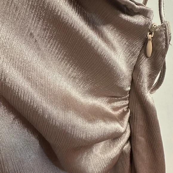 Free People Tan Backless Spaghetti Strap Dress - Picture 4 of 6